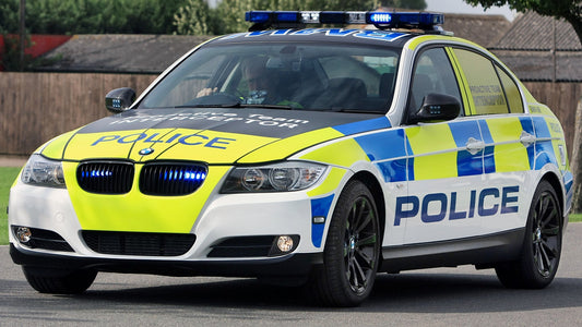 Bmw Series Police Uk Hd Art Keychain