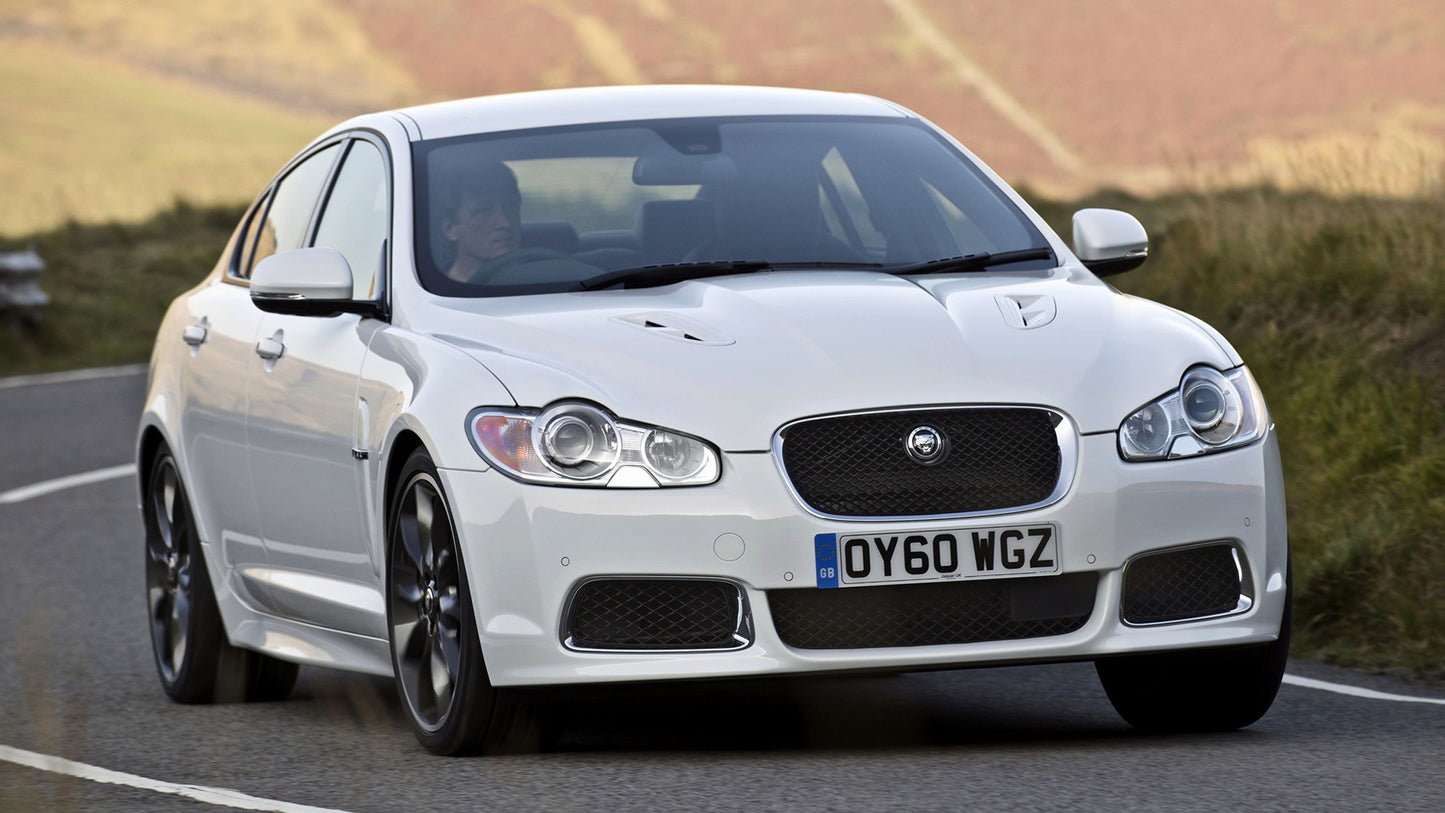 Jaguar Xfr Black Pack Uk Hd Art Print Poster