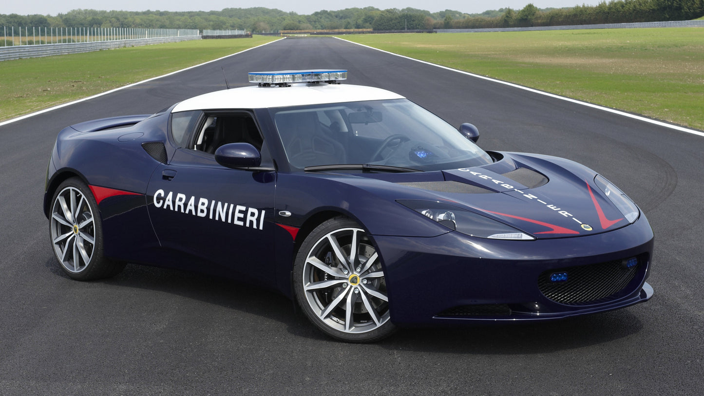 Lotus Evora S Carabinieri Hd Art Jigsaw Puzzle