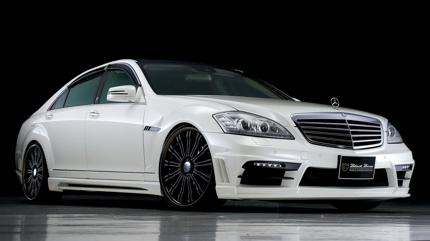 Mercedes Benz S Class Sports Line Black Bison By Wald Hd Art Print Poster