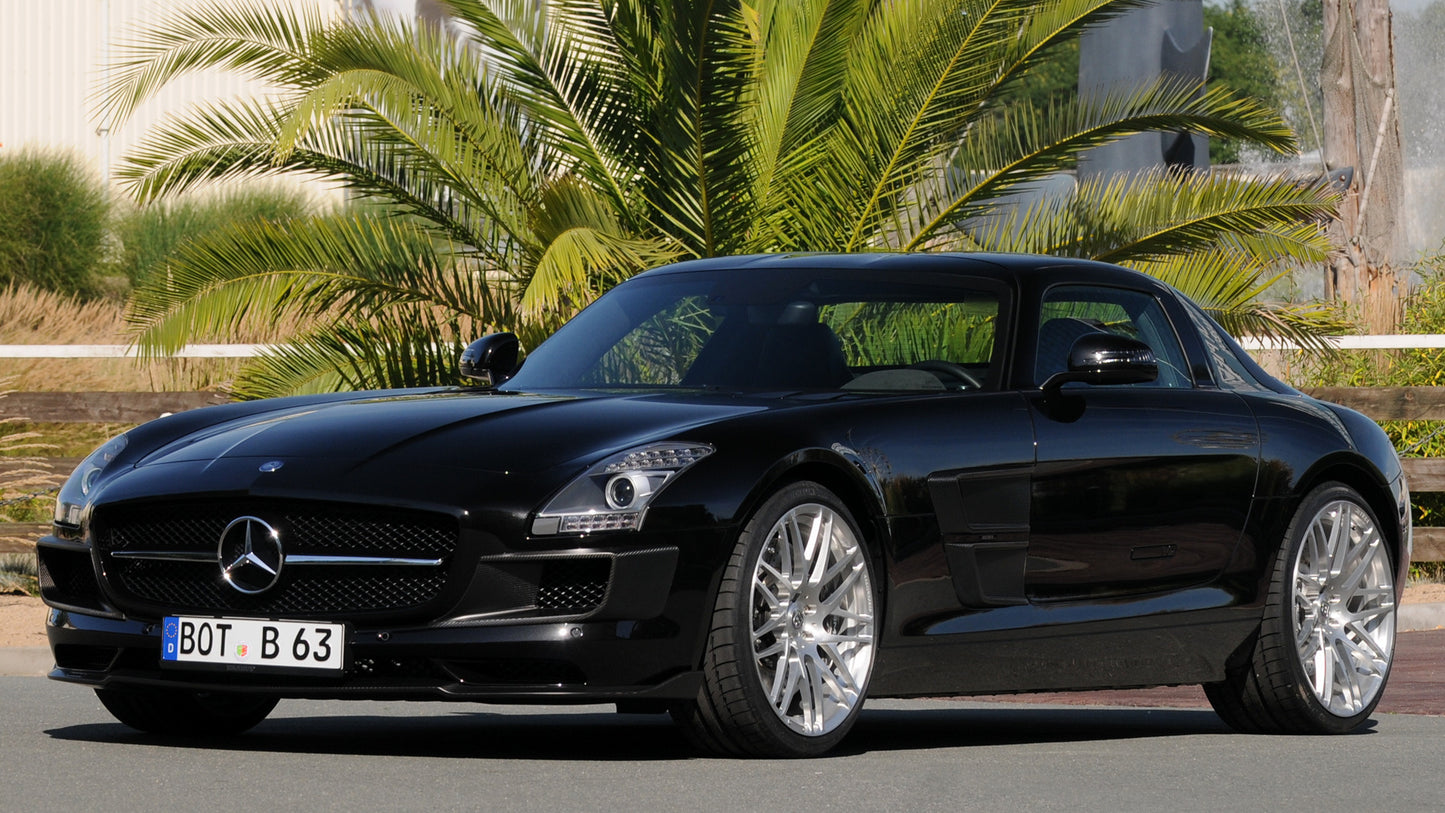 Mercedes Benz Sls Amg By Brabus Hd Art Print Poster