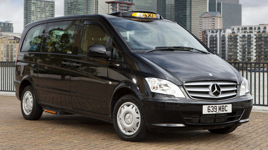 Mercedes Benz Vito Taxi Uk Hd Art Print Poster