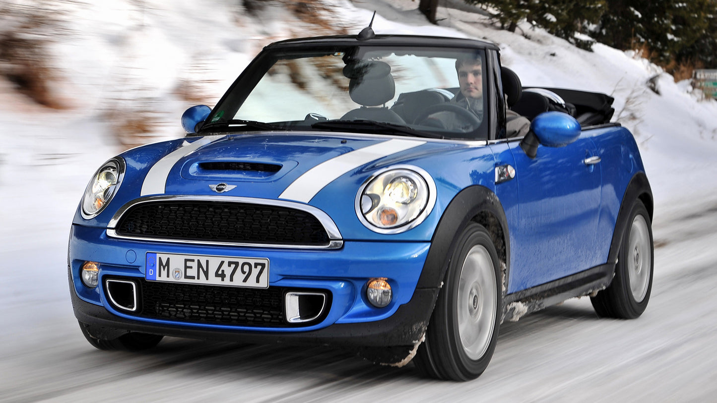 Mini Cooper S Cabrio Hd Art Keychain