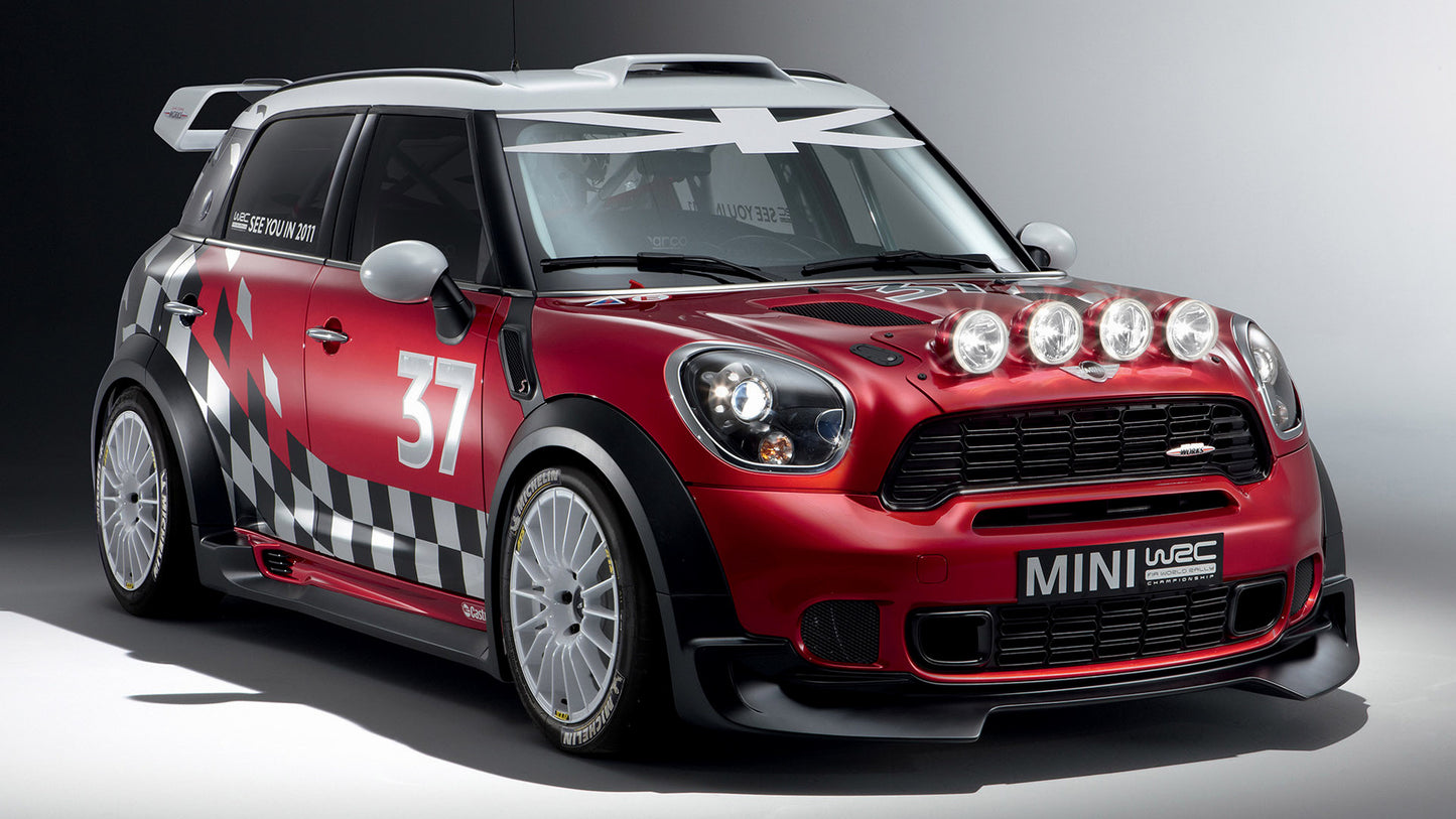 Mini John Cooper Works Countryman Wrc Prototype Hd Art Keychain