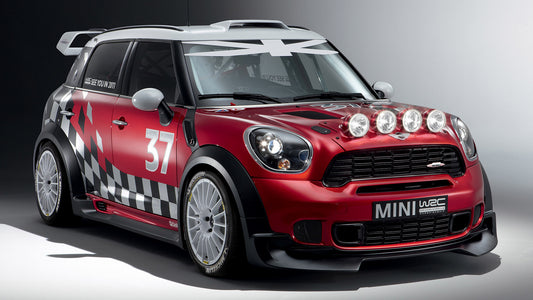 Mini John Cooper Works Countryman Wrc Prototype Hd Art Keychain