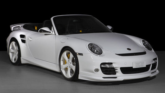 Porsche Turbo Cabriolet By Techart Hd Art Keychain