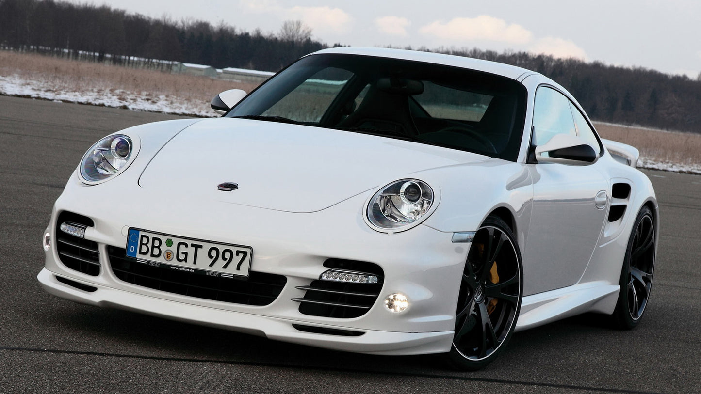 Porsche Turbo S By Techart Hd Art Keychain