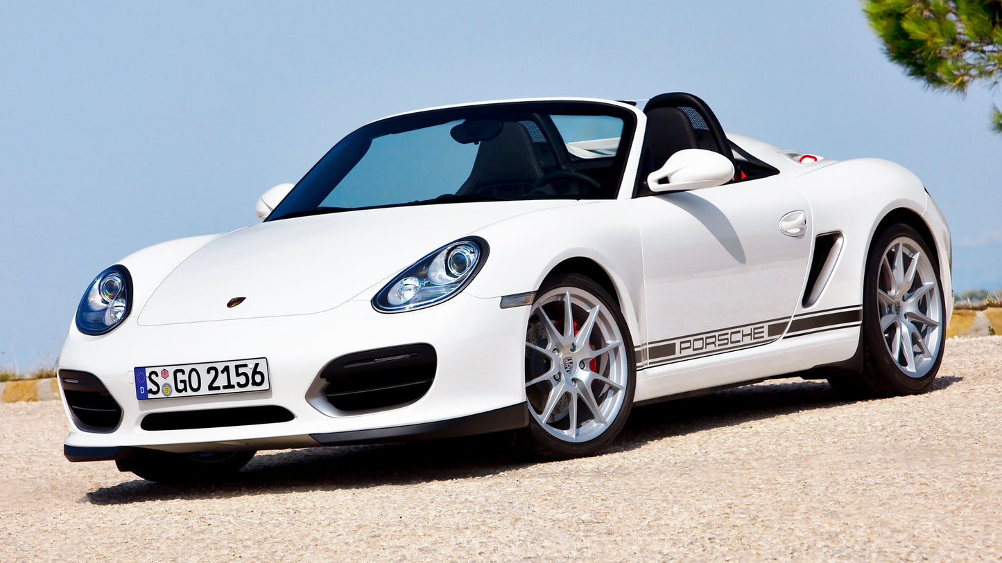 Porsche Boxster Spyder Hd Art Keychain