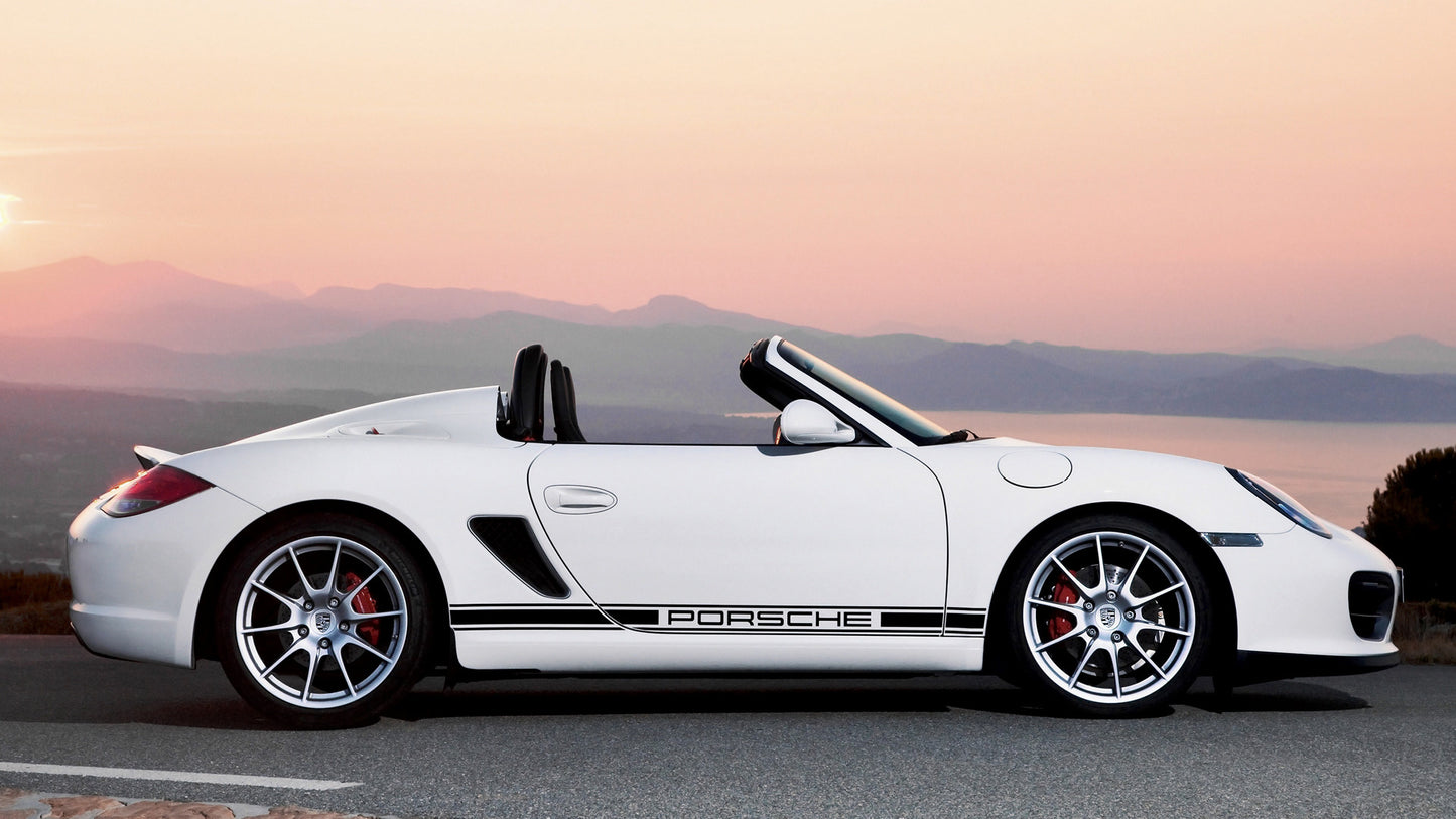 Porsche Boxster Spyder Hd Art Keychain