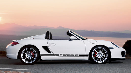 Porsche Boxster Spyder Hd Art Keychain
