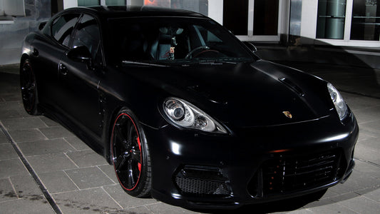 Porsche Panamera Black Edition By Anderson Germany Hd Art Keychain