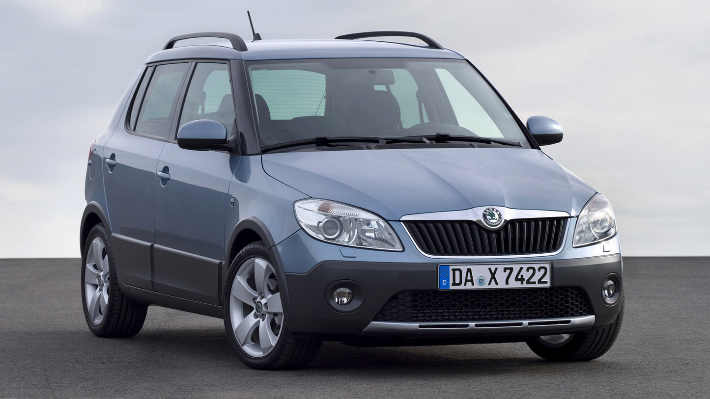 Skoda Fabia Scout Hd Art Keychain