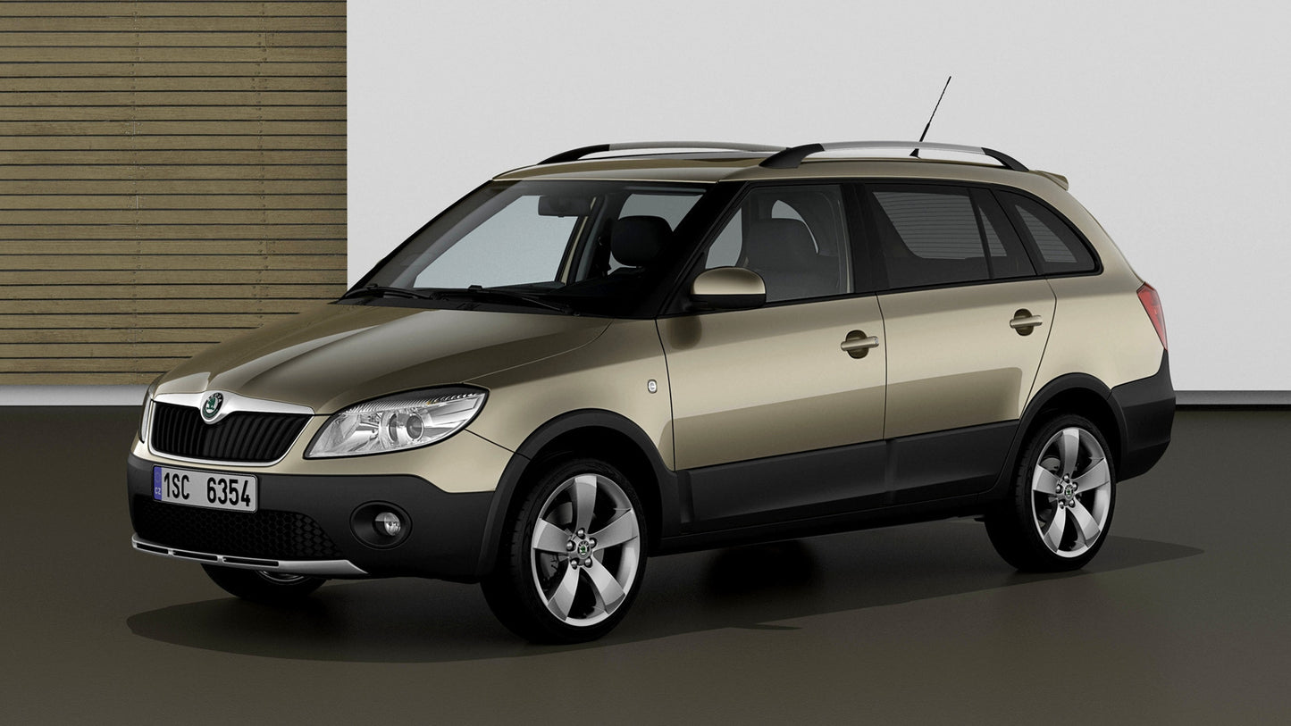 Skoda Fabia Scout Combi Hd Art Keychain
