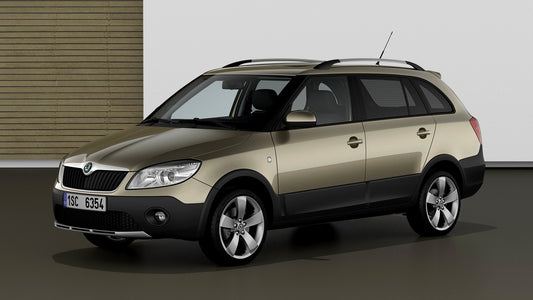 Skoda Fabia Scout Combi Hd Art Keychain