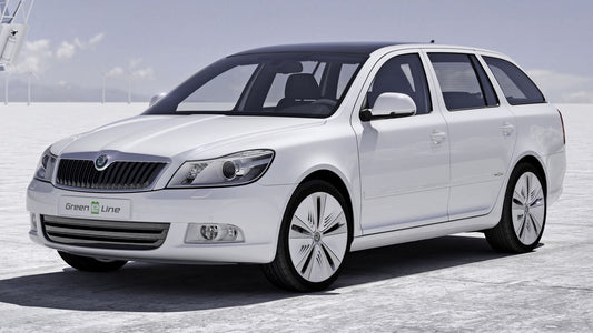 Skoda Octavia Green E Line Concept Hd Art Keychain