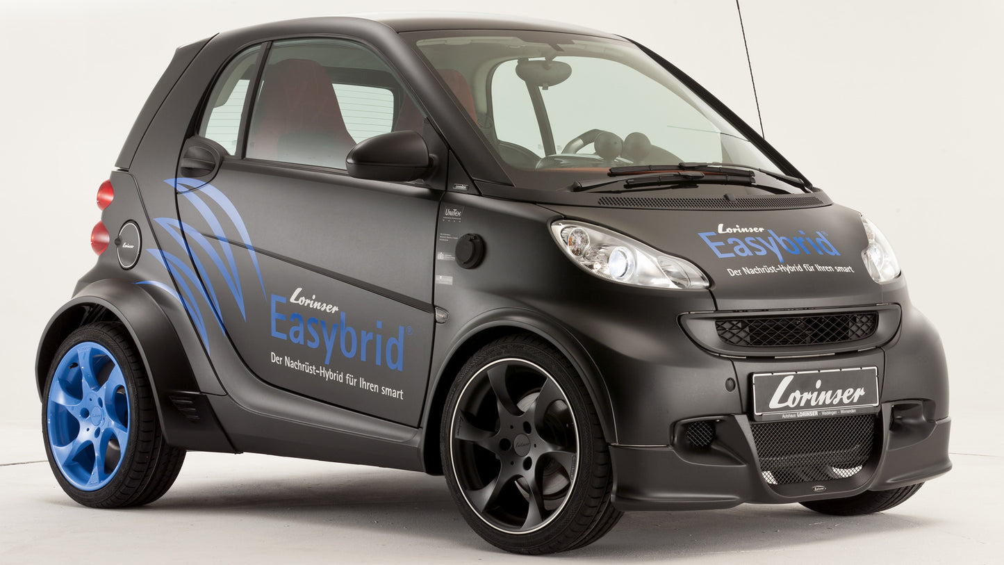 Smart Fortwo Easybrid By Lorinser Hd Art Keychain