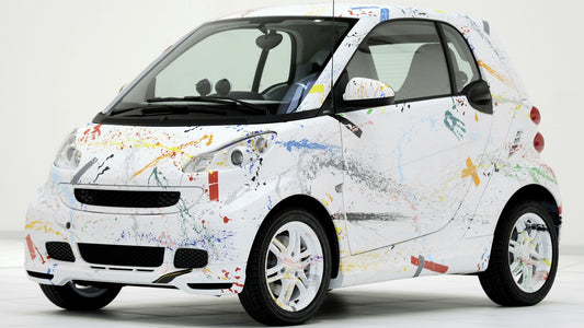 Smart Fortwo Sprinkle By Rolf Sachs Hd Art Keychain