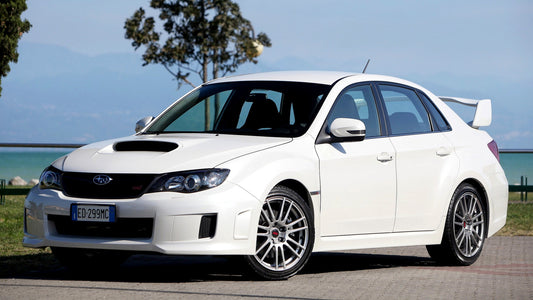 Subaru Impreza Wrx Sti Sedan Hd Art Keychain