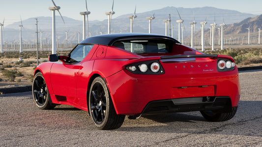 Tesla Roadster Sport Hd Art Keychain