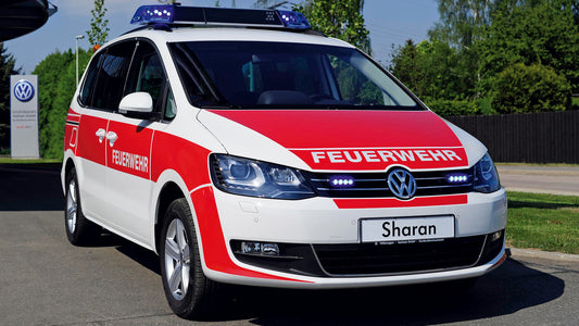Volkswagen Sharan Feuerwehr Hd Art Keychain