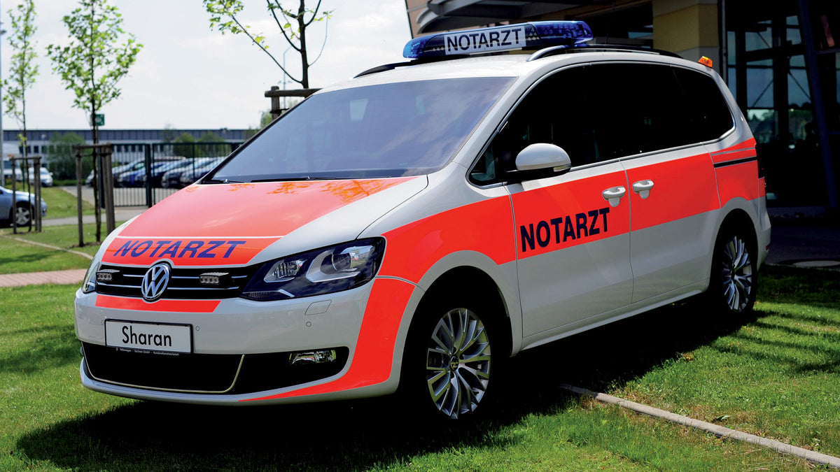 Volkswagen Sharan Notarzt Hd Art Magnet