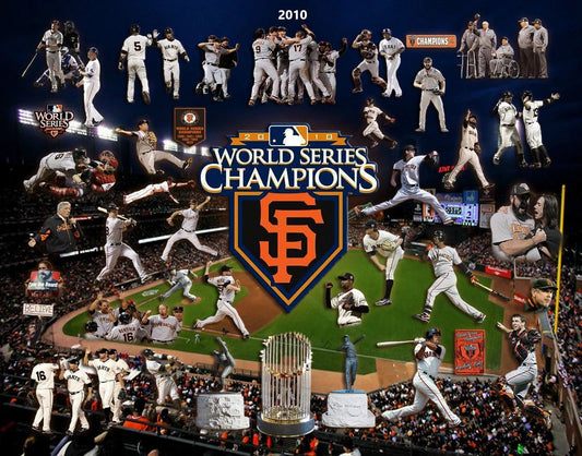 2010 San Francisco Giants Team Photo Baseball Picture World Series Champs