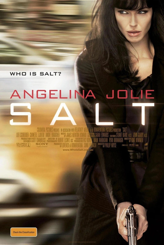 2010 Salt Movie Keychain Angelina Jolie Liev Schreiber Evelyn Salt