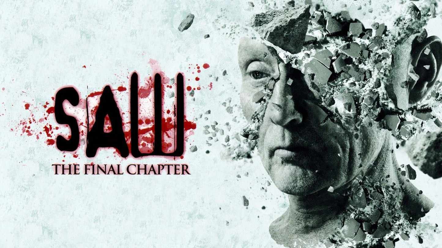 2010 Saw Vii 3D Movie Poster Horror Jigsaw Tobin Bell Detective Hoffman