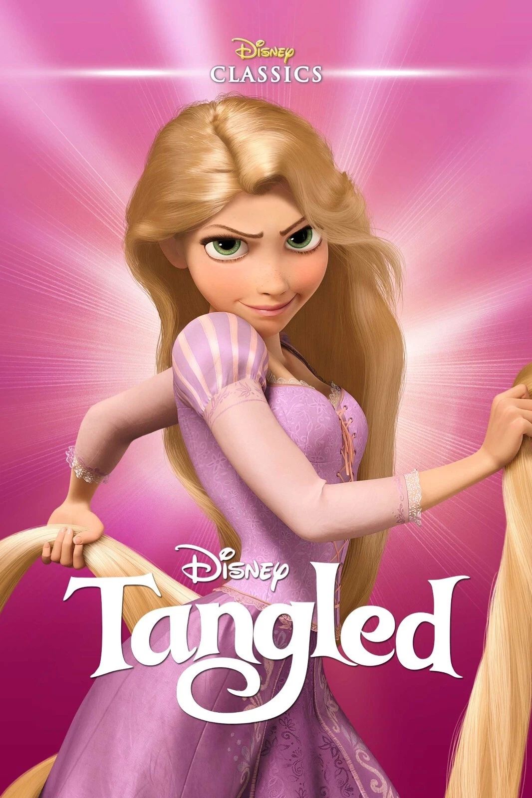 2010 Tangled Movie Poster Disney Rapunzel Mandy Moore