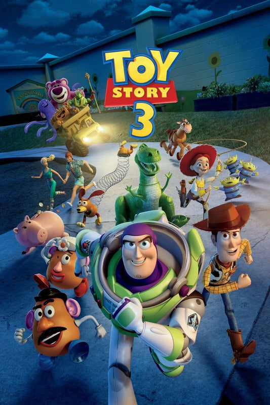 2010 Toy Story 3 Movie Keychain Woody Buzz Lightyear Jessie Disney Pixar