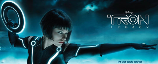 2010 Tron Legacy Movie Poster Jeff Bridges Olivia Wild Garrett Hedlund