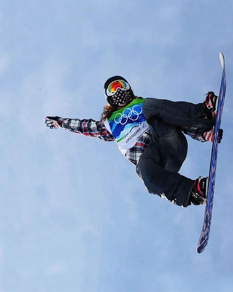 2010 Winter Olympics Usa Shaun White Glossy Keychain Vancouver Print Snowboard