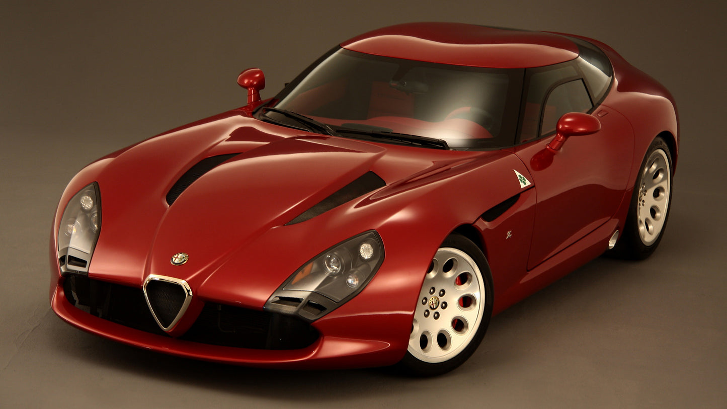 Alfa Romeo Tz3 Stradale Hd Art Keychain