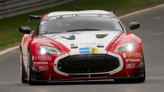 Aston Martin V12 Zagato Race Car Hd Art Keychain