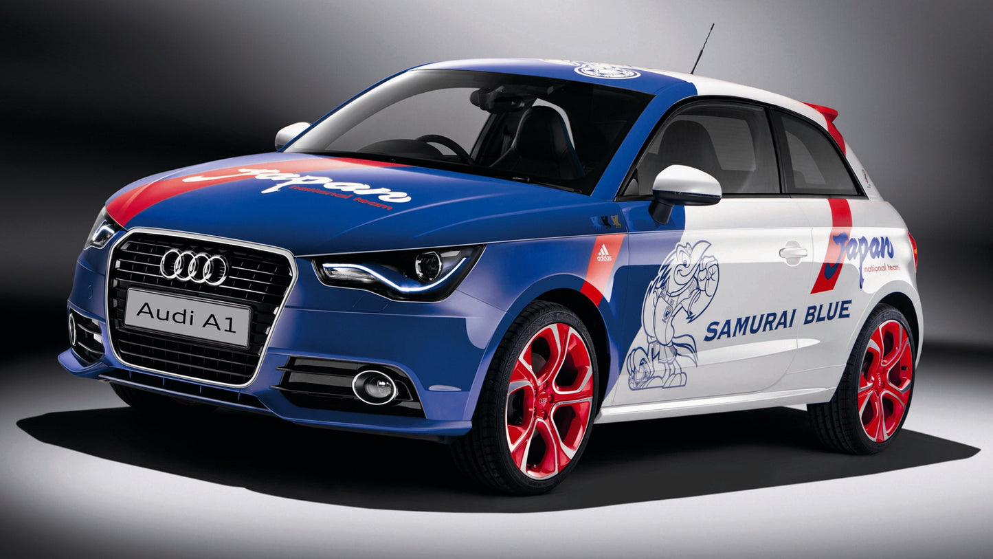 Audi A1 Samurai Blue Jp Hd Art Keychain