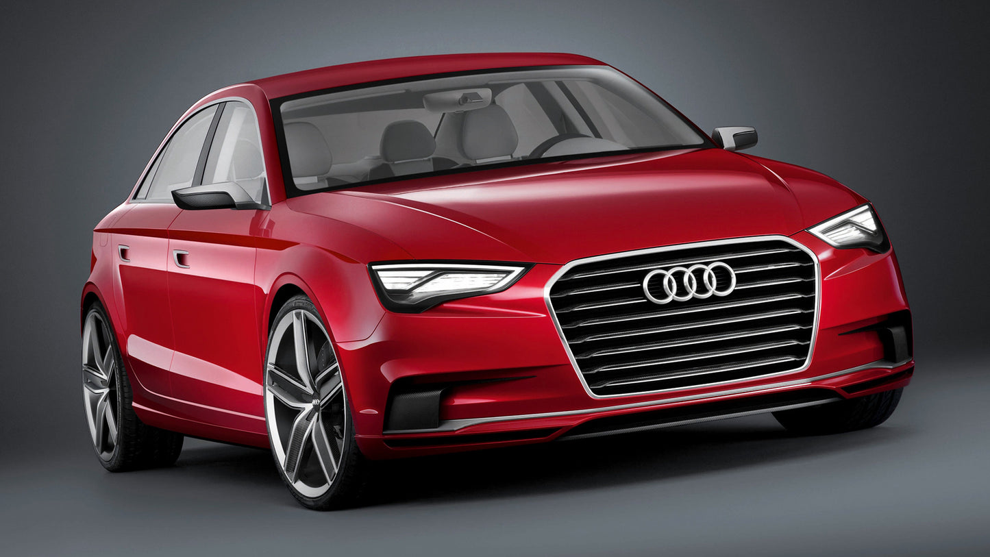 Audi A3 Sedan Concept Hd Art Keychain