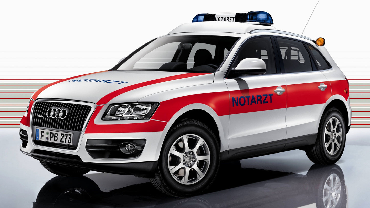 Audi Q5 Notarzt Hd Art Keychain