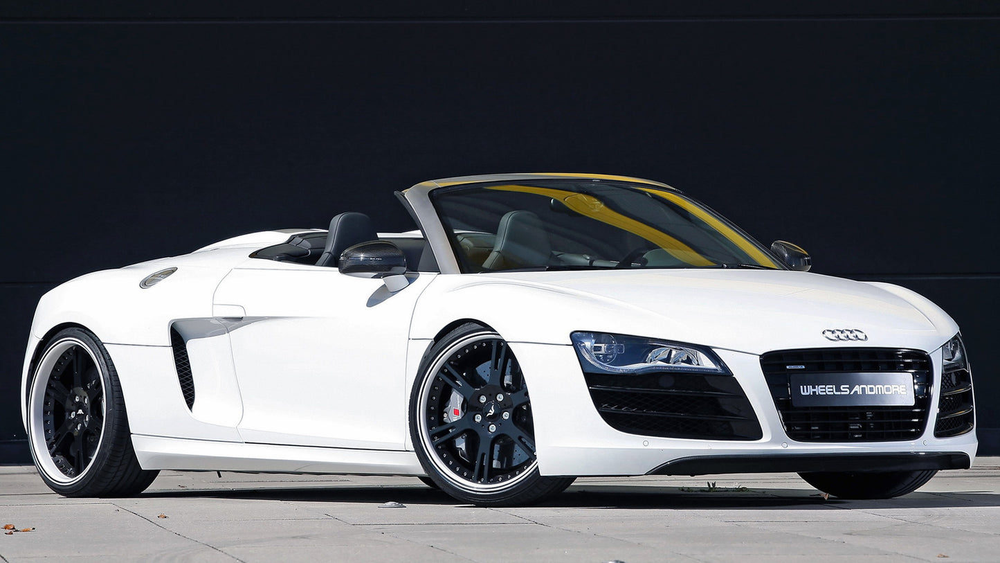 Audi R8 V10 Spyder By Wheelsandmore Hd Art Keychain