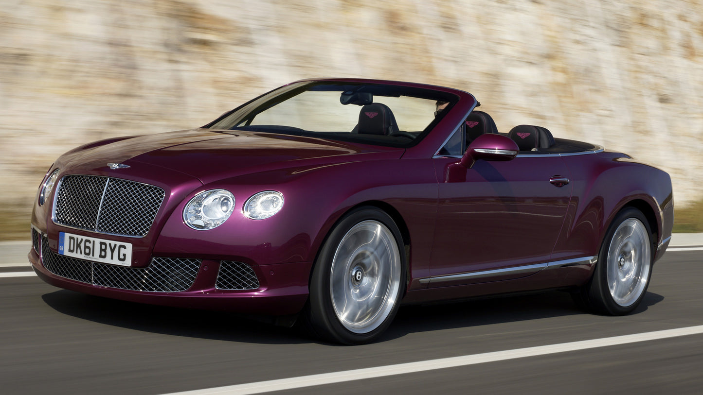 Bentley Continental Gt Convertible Hd Art Keychain