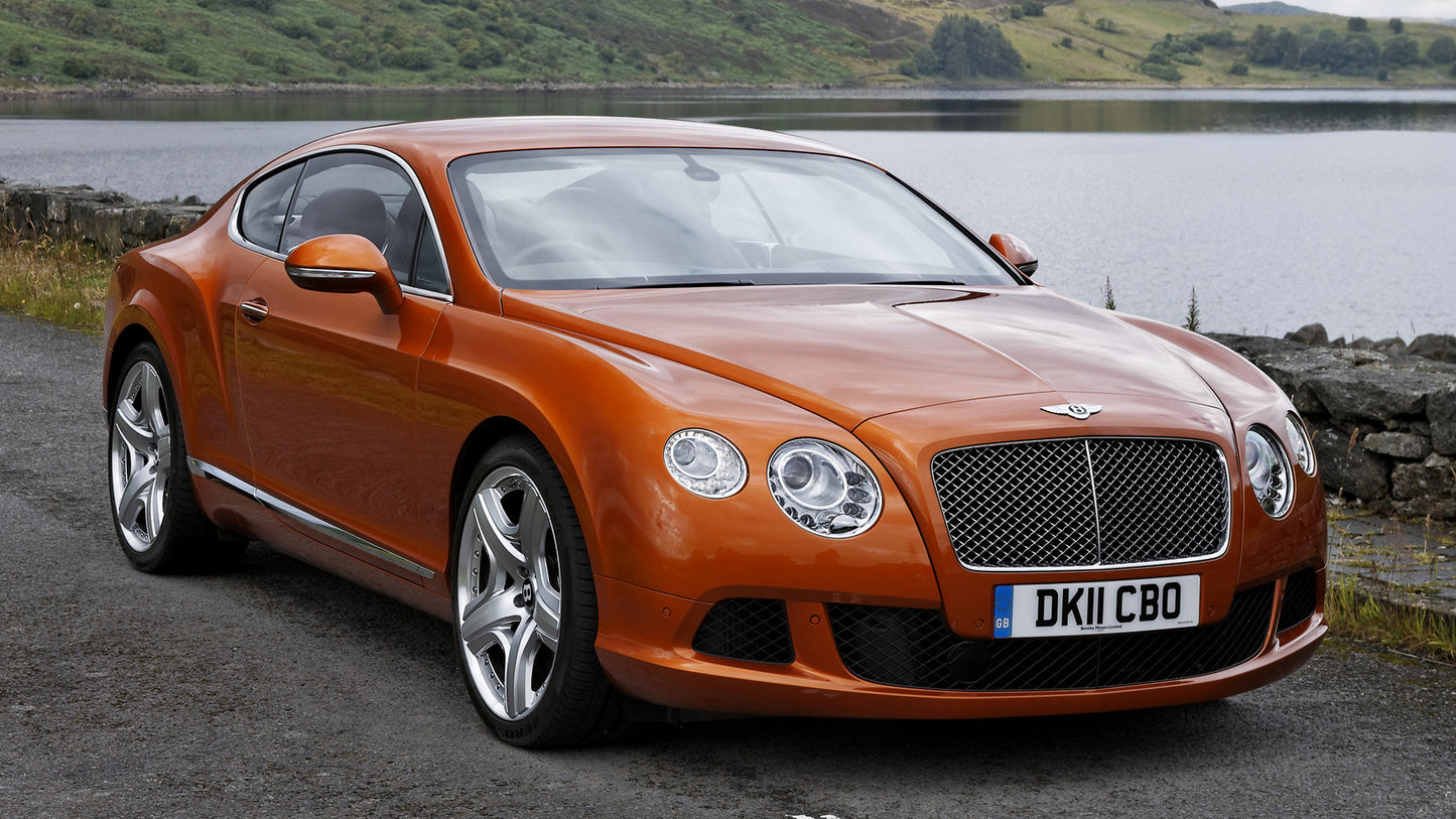 Bentley Continental Gt Uk Hd Art Keychain