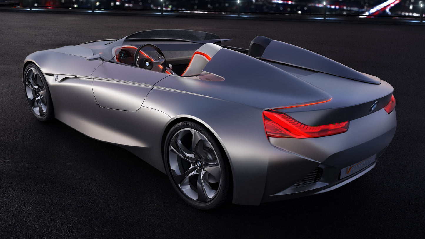 Bmw Vision Connected Drive Hd Art Keychain
