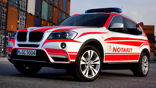Bmw X3 Notarzt Hd Art Keychain
