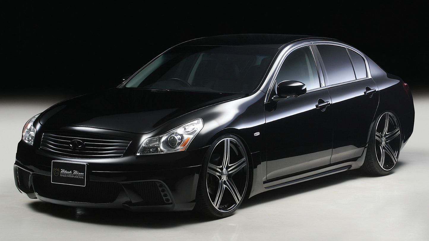 Infiniti G37 Black Bison By Wald Hd Art Print Poster