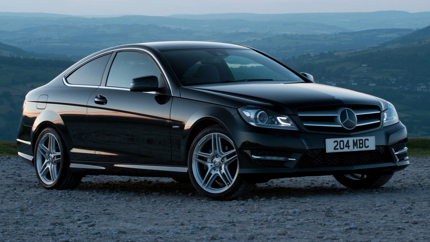 Mercedes Benz C Class Coupe Amg Styling Uk Hd Art Print Poster