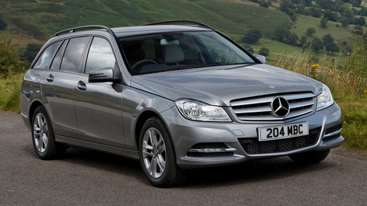 Mercedes Benz C Class Estate With Sports Grille Uk Hd Art Print Poster