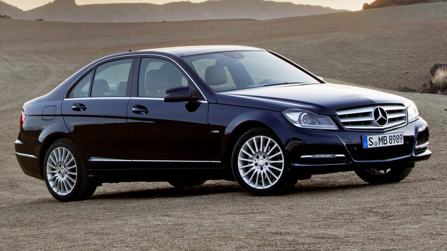 Mercedes Benz C Class With Sports Grille Hd Art Print Poster