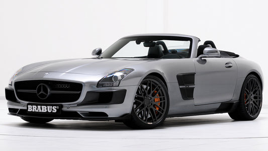 Mercedes Benz Sls Amg Roadster By Brabus Hd Art Print Poster