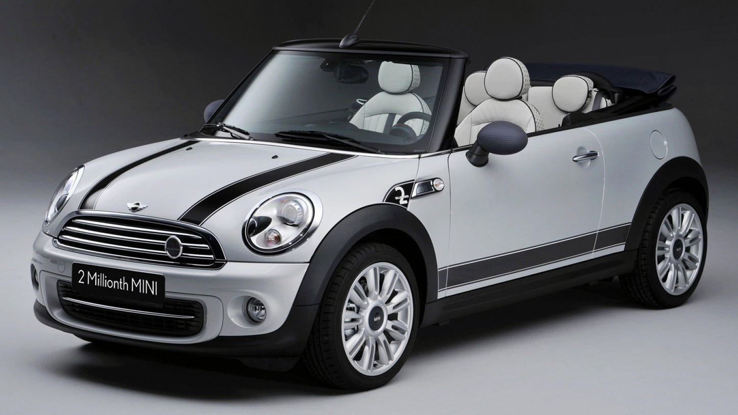 Mini Cooper Convertible Millionth Uk Hd Art Keychain