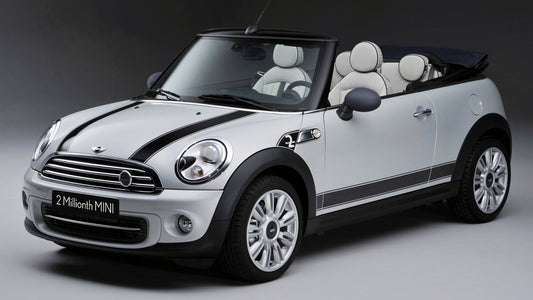 Mini Cooper Convertible Millionth Uk Hd Art Keychain
