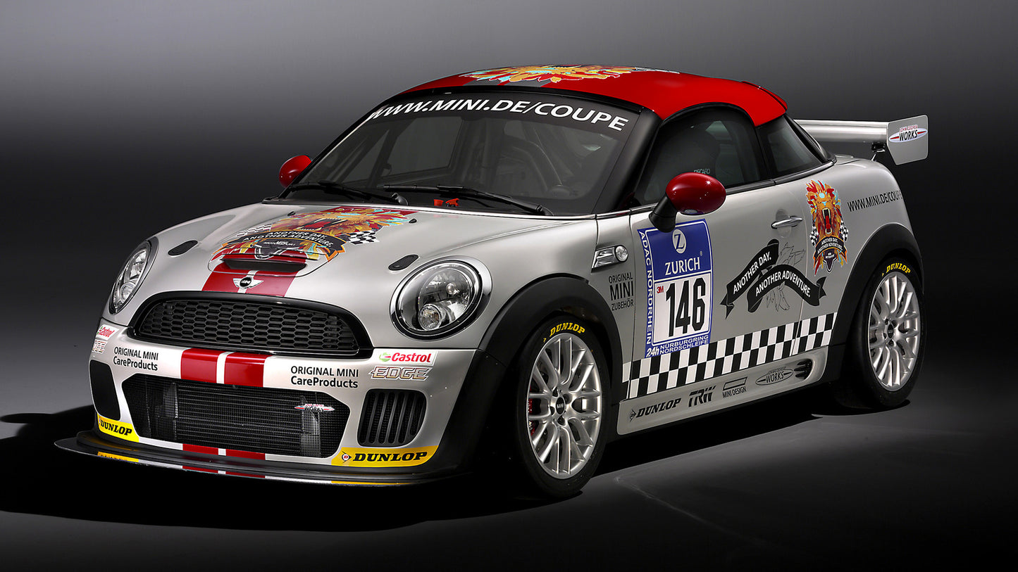 Mini John Cooper Works Coupe Endurance Hd Art Keychain